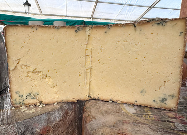 Interior de un queso gamonéu