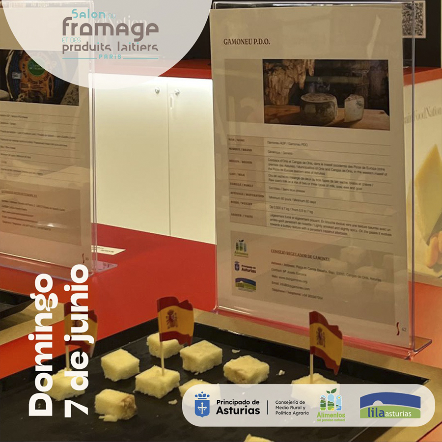 Queso Gamonéu en el Salon du Fromage et des Produits Laitiers